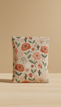 Desert Bloom Cotton Book Sleeve